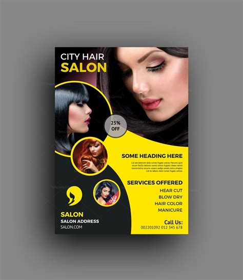 Hairdressing Flyers Templates Free